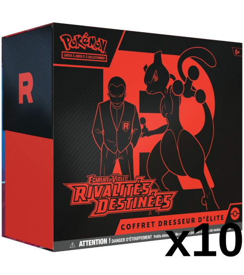 Case scellée ETB Rivalités Destinées - Coffret Dresseur d'Elite Pokémon Français [EV10]