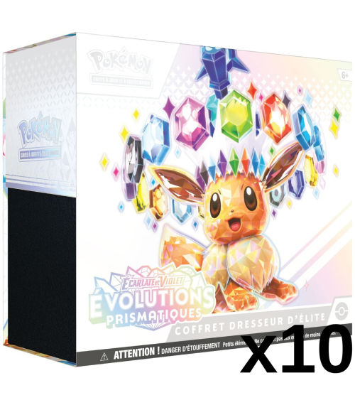 Case scellée ETB Evolutions Prismatiques - Coffret Dresseur d'Elite Pokémon Français [EV8.5]