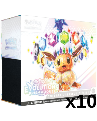 Case scellée ETB Evolutions Prismatiques - Coffret Dresseur d'Elite Pokémon Français [EV8.5]