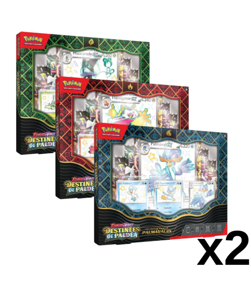 Case scellée Coffret collection Premium Destinées de Paldea Pokémon Français [EV4.5]