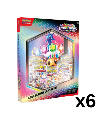 Case scellée Coffret Binder Collection Evolutions Prismatiques Pokémon Français [EV8.5]