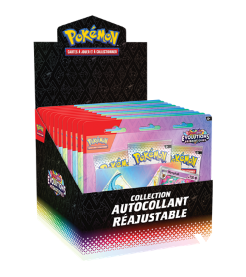 Case scellée Display Tech Sticker 3-Pack Evolutions Prismatiques Pokémon Français [EV8.5]