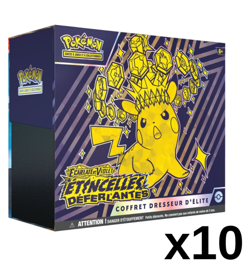 Case scellée ETB Etincelles Déferlantes Coffret Dresseur d'Elite Pokémon Français [EV08]