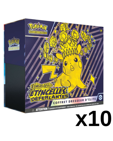 Case scellée ETB Etincelles Déferlantes Coffret Dresseur d'Elite Pokémon Français [EV08]