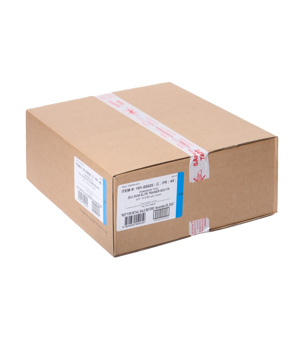 Case scellée ETB Etincelles Déferlantes Coffret Dresseur d'Elite Pokémon Français [EV08]